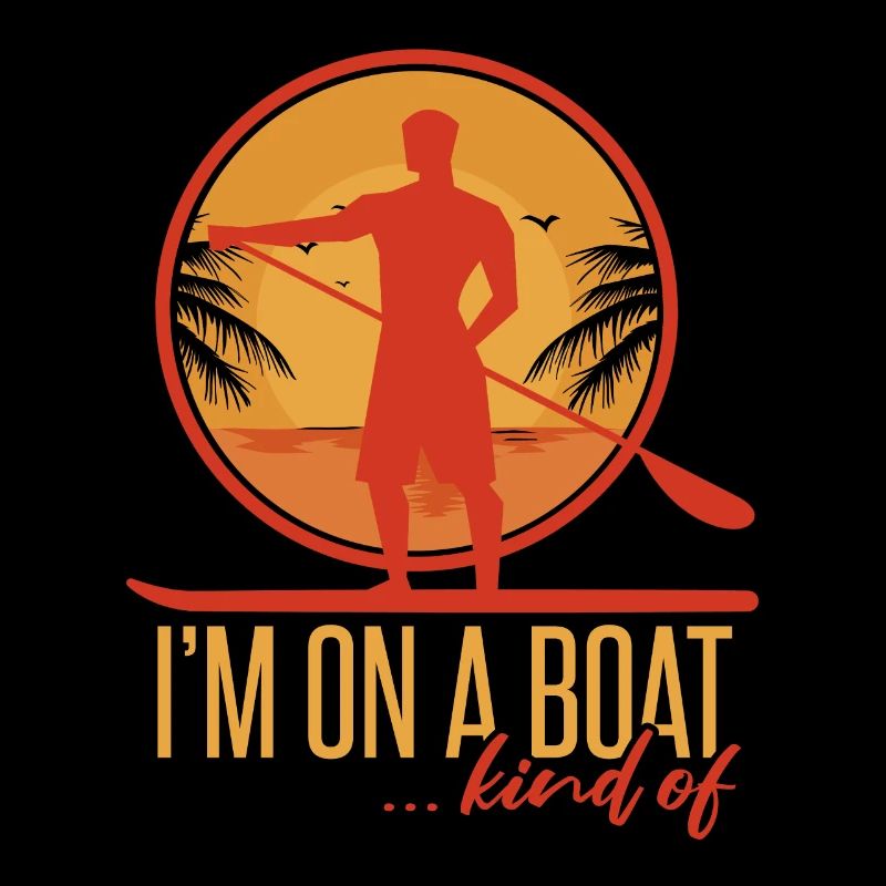 Ich bin auf einem Boot | SUP | Paddleboarding