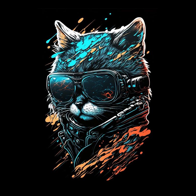 Chat punk cool