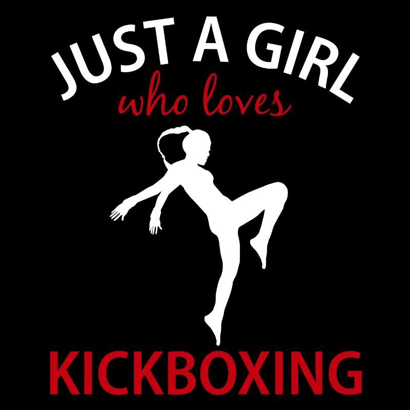 Kickboxerin Spruch Geschenk Damen Mädchen