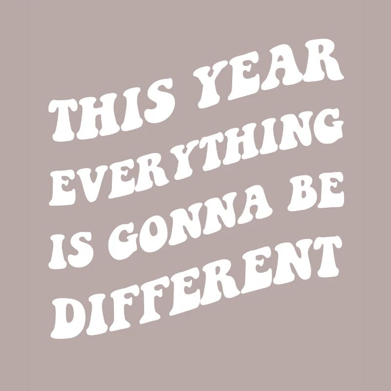 This year everything will be different