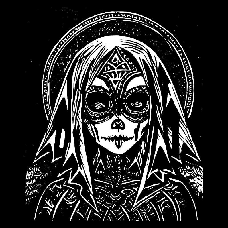 Dunkle Kunst Okkulte Gothic Batcave Mädchen Post Punk Fledermaus