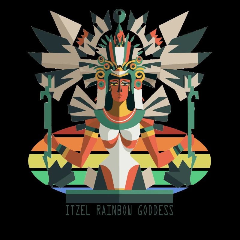Mayan Deity Itzel Goddess Ancient Civilization