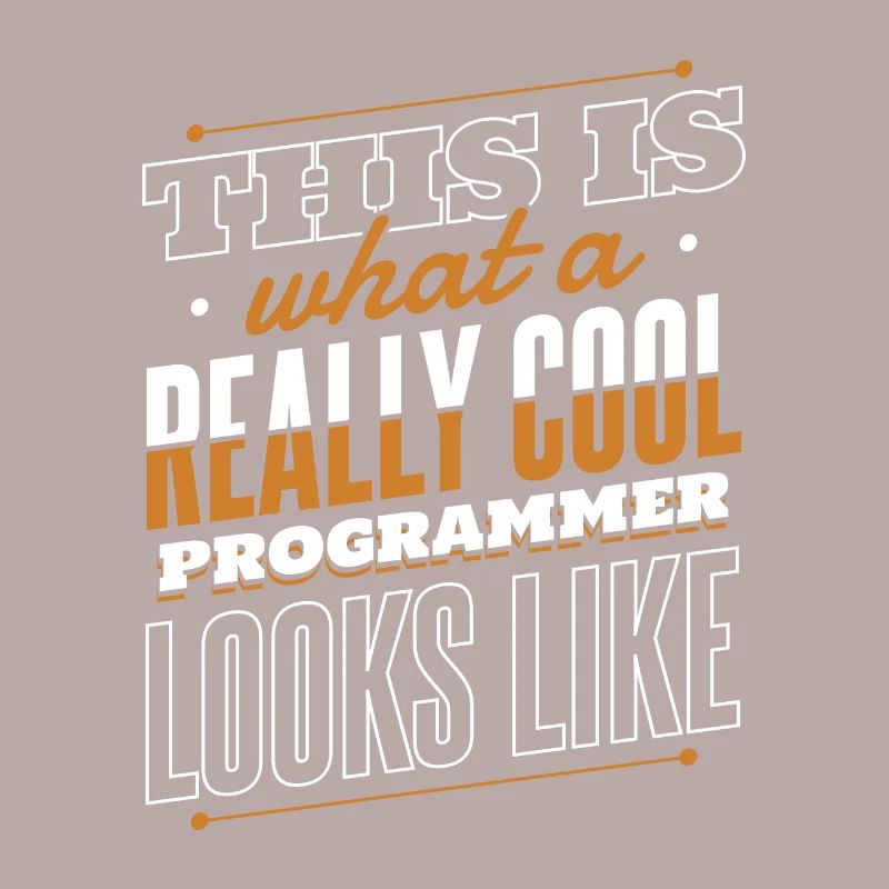 What A Really Cool Programmer Looks Like Coder
