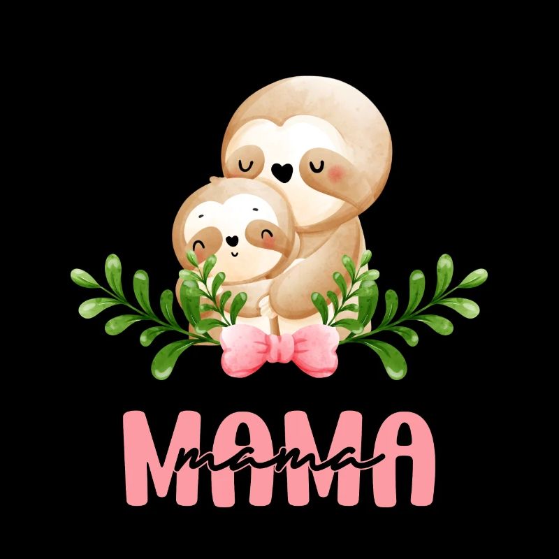 Mama Faultier Mutter Kind Mutterliebe