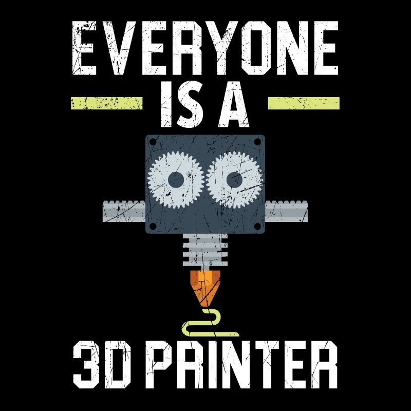 Jeder ist ein 3D-Drucker, Machinist, CNC-Programmi