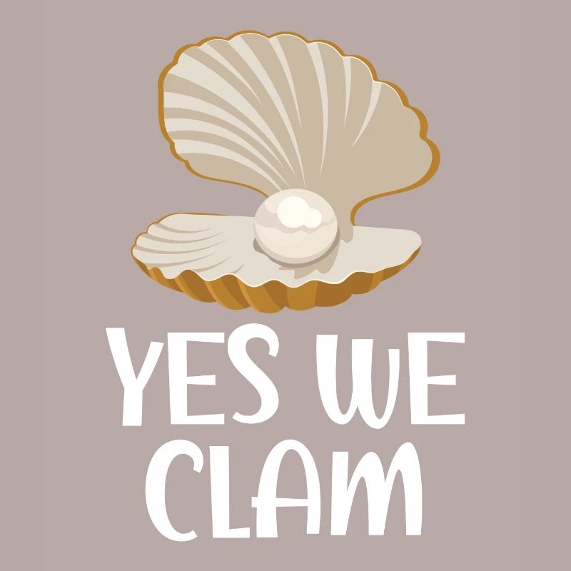 Yes We Clam Shell Collection Shells Beach Combs