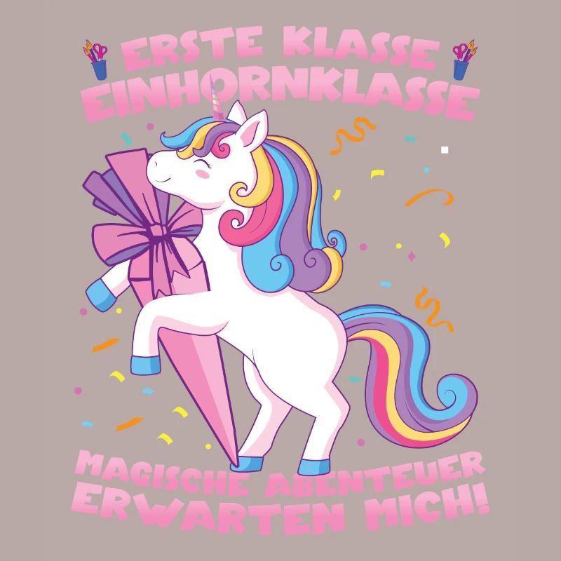 Schulkind Einschulung Einhorn