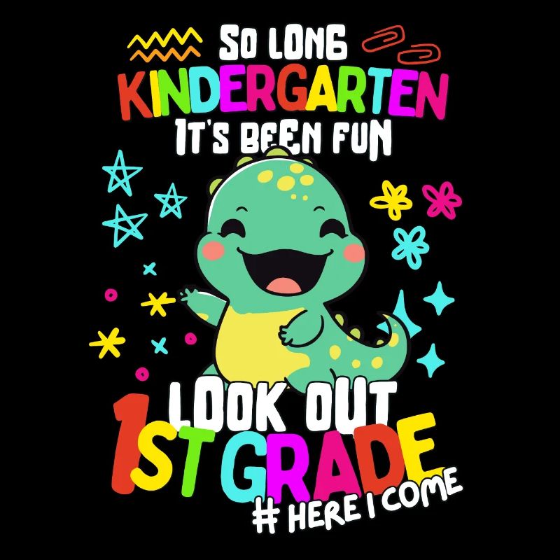 Dino Tschüss Kindergarten: Einschulung 1. Klasse