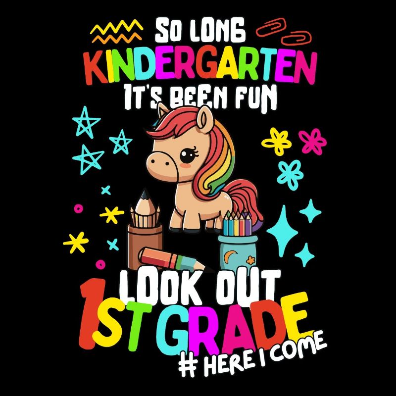 Pferd Tschüss Kindergarten: Einschulung 1. Klasse