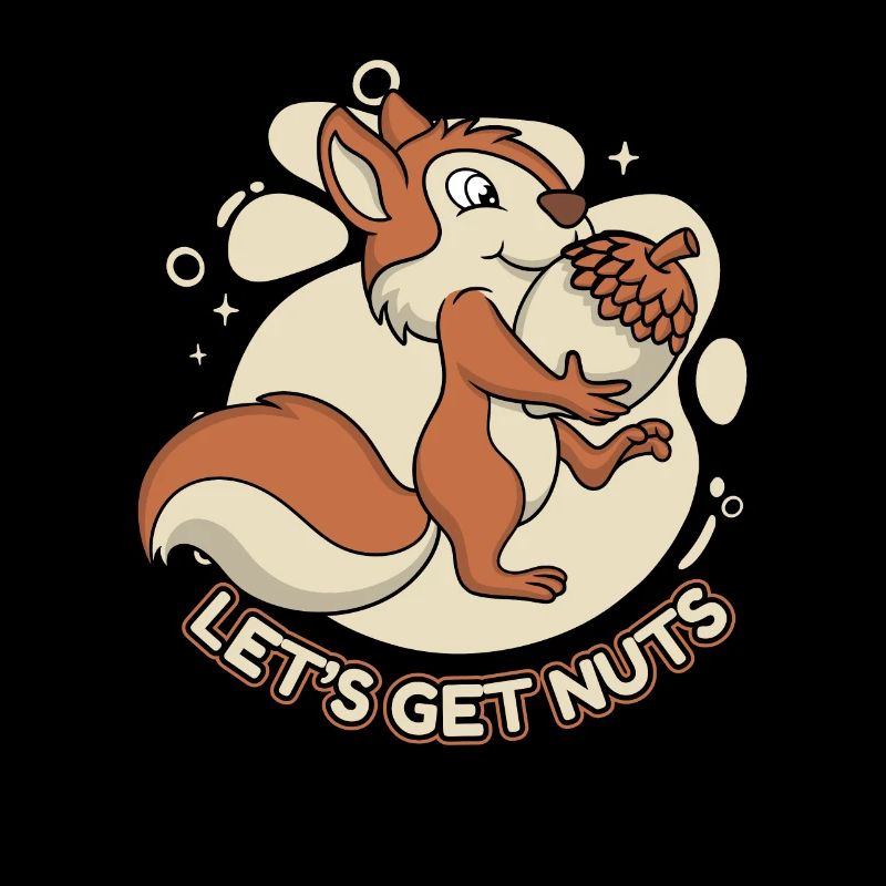 Let's Get Nuts Squirrel Fox Squirrel Squirrel