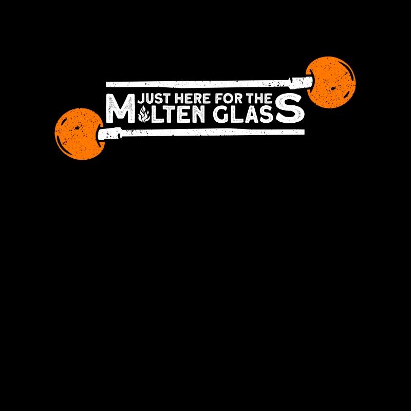 Only here for the molten glass - glass blowing