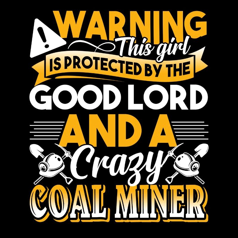 Coal Miner Protected By Coal Miner