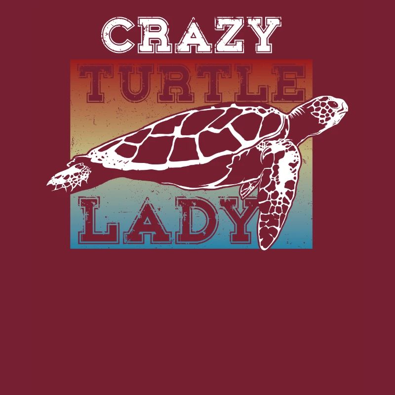 Sea Turtle Tortoise Crazy Turtle