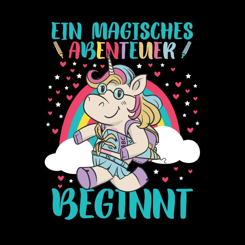 Einschulung Einhorn Mädchen Grundschule