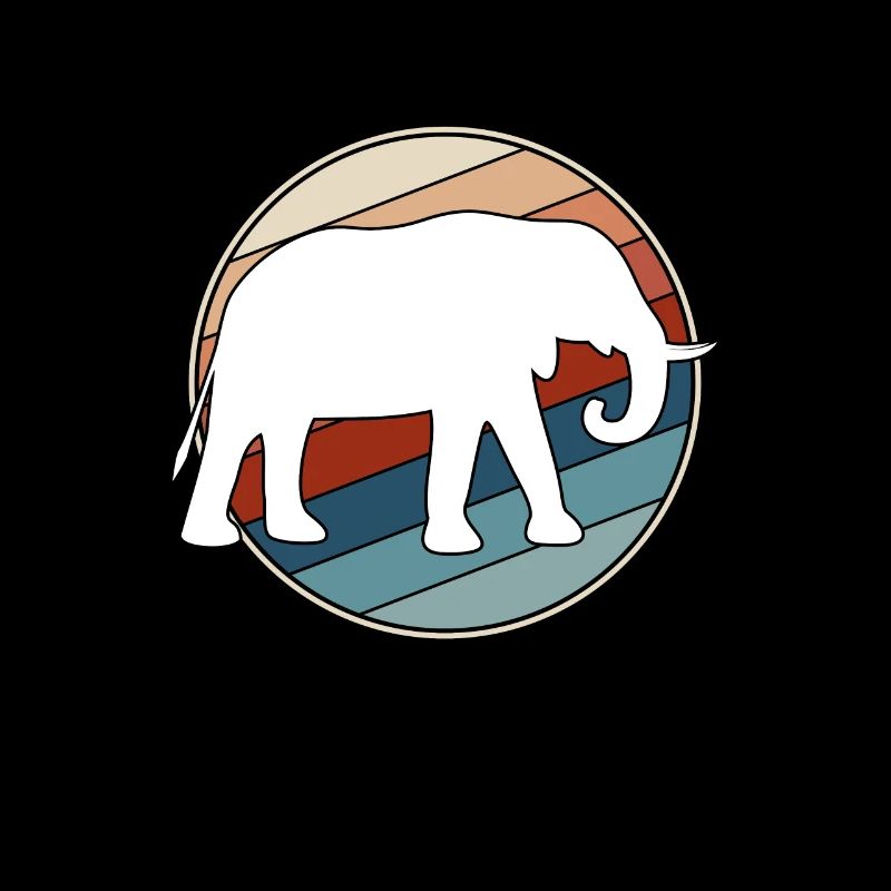 Éléphant rétro