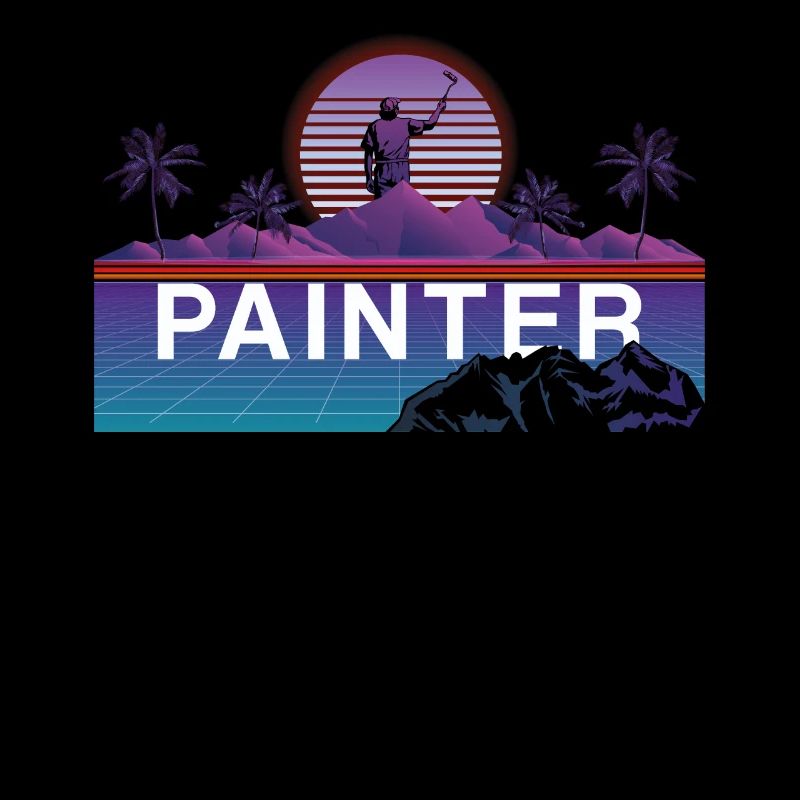 House Painter Decorator Retro 80s