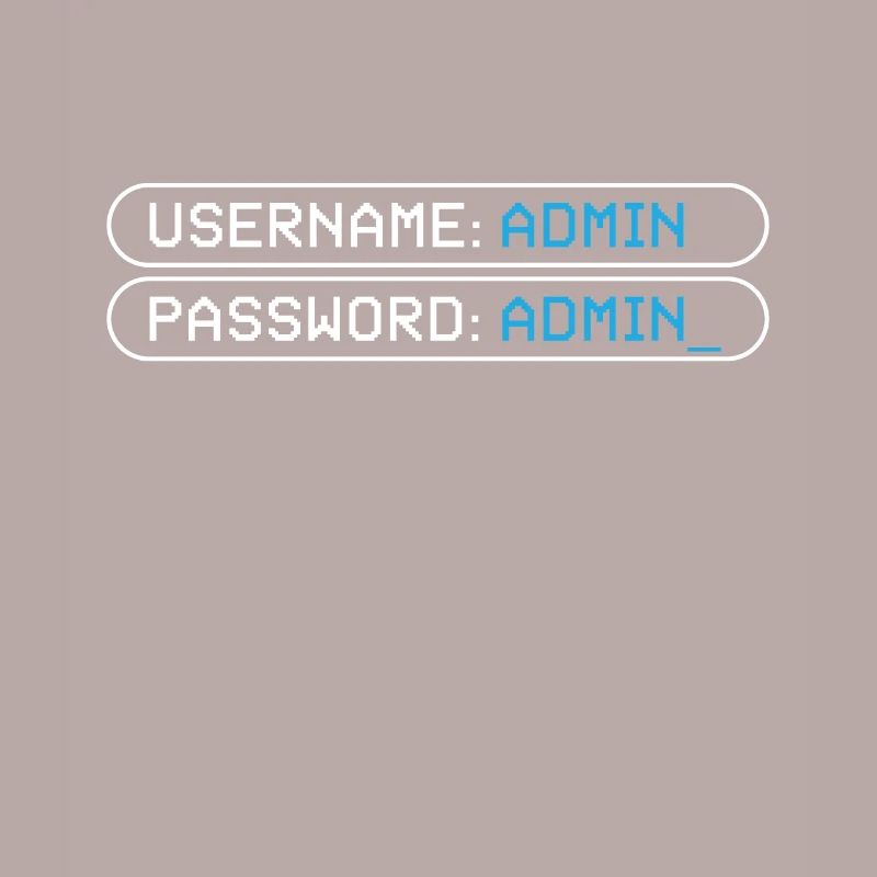 Username Admin Password Programmer
