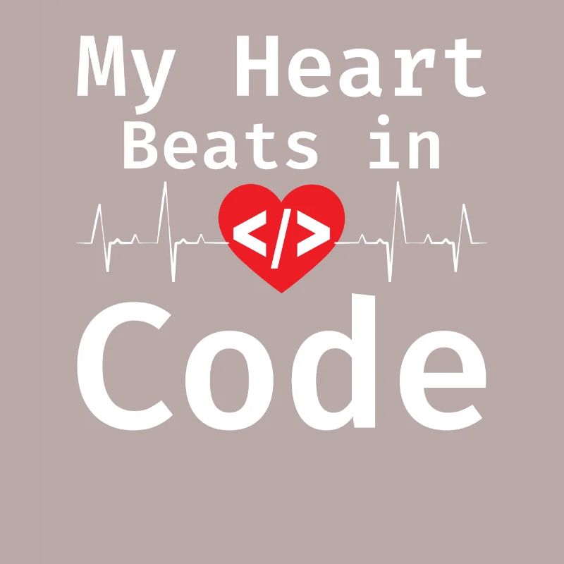My Heart Beats In Code Programmer Humor Programmin