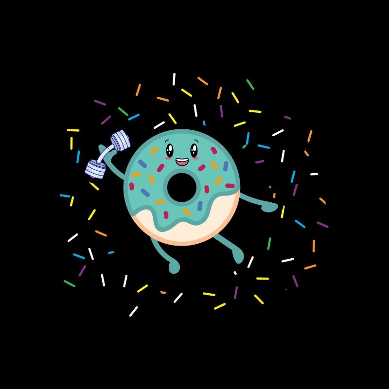Donut Themed Donut Sprayed Funny Cute