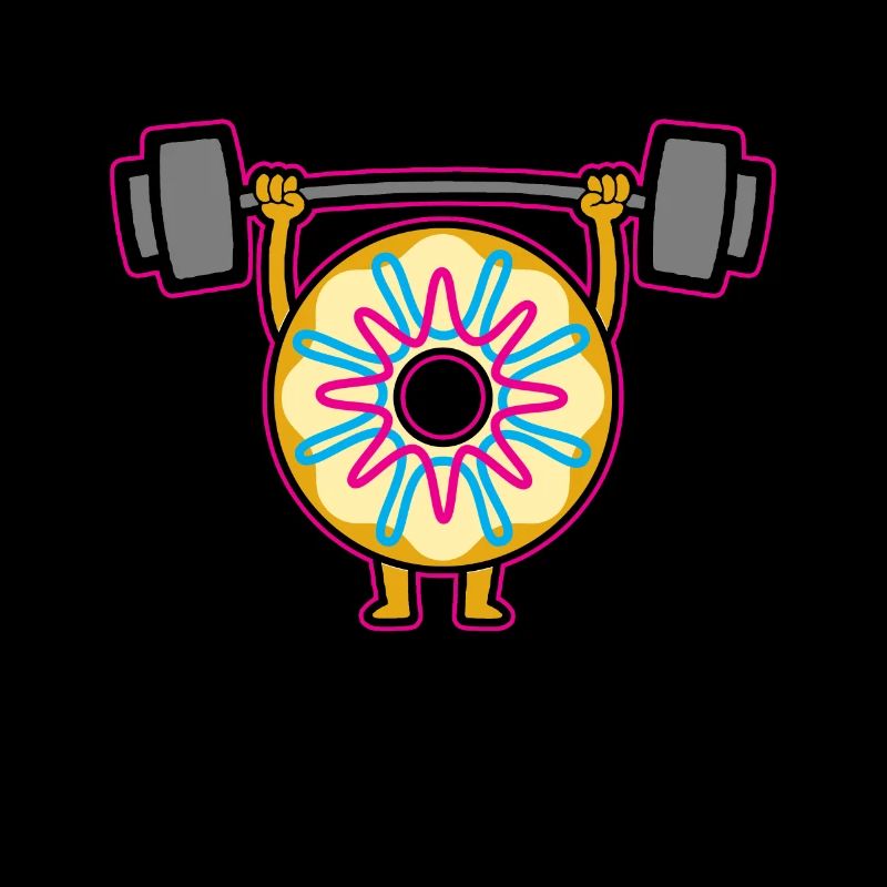 Donut PowerLifting Workout -Gewichtheber