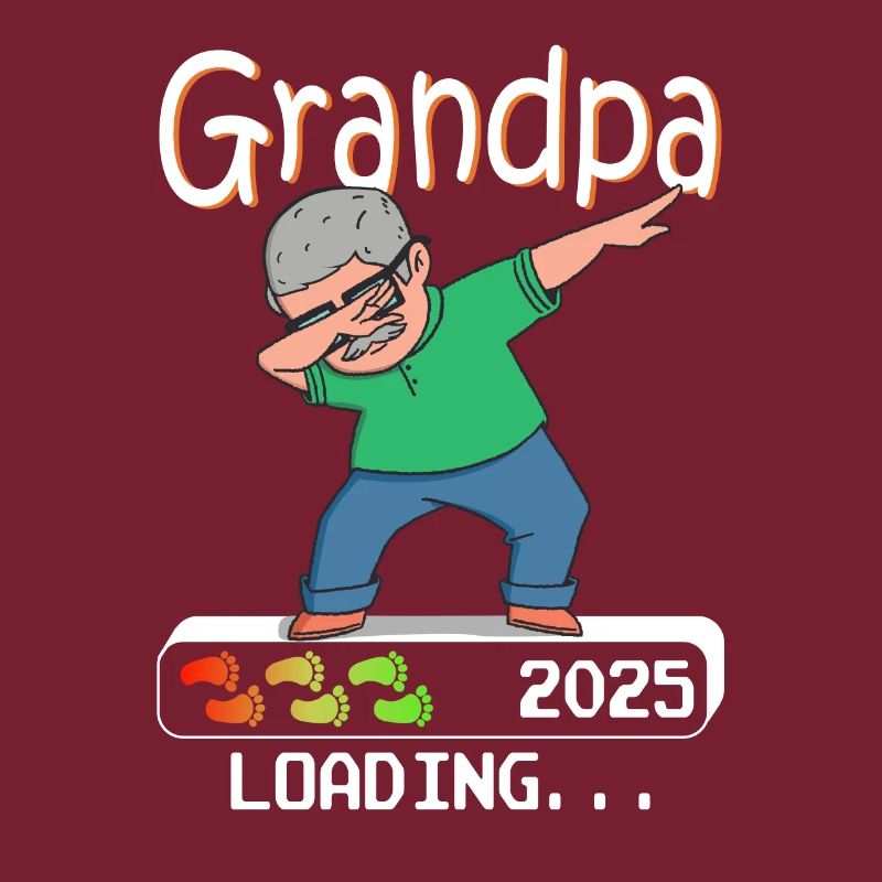 Werdender Opa 2025 loading zukünftiger Großvater