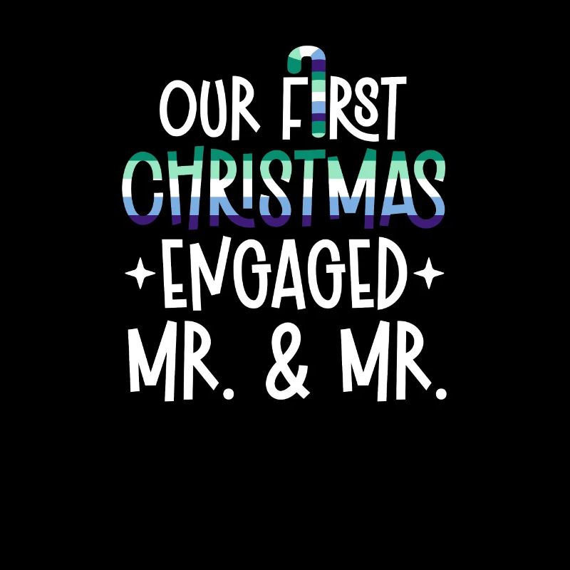 Mr. & Mr. First Christmas Homo-Ehe