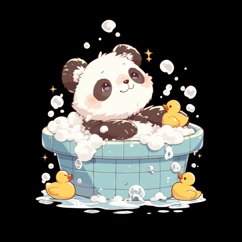 Panda Bear Bain moussant Panda géant japonais