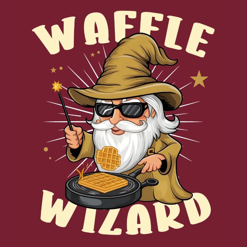 Waffle Wizard Waffle Waffles Baking Baker Pastry