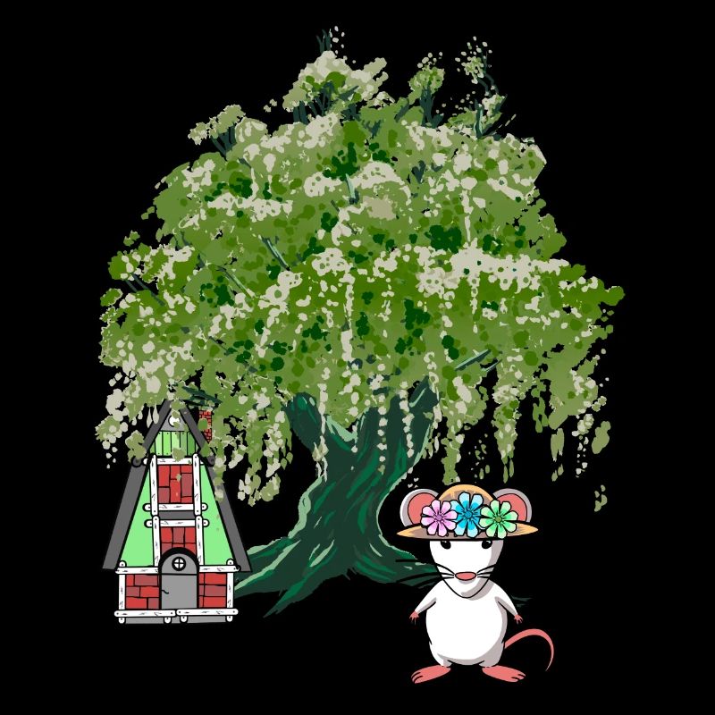 Forest Nature Mouse Rodent House Forest Dweller Tree