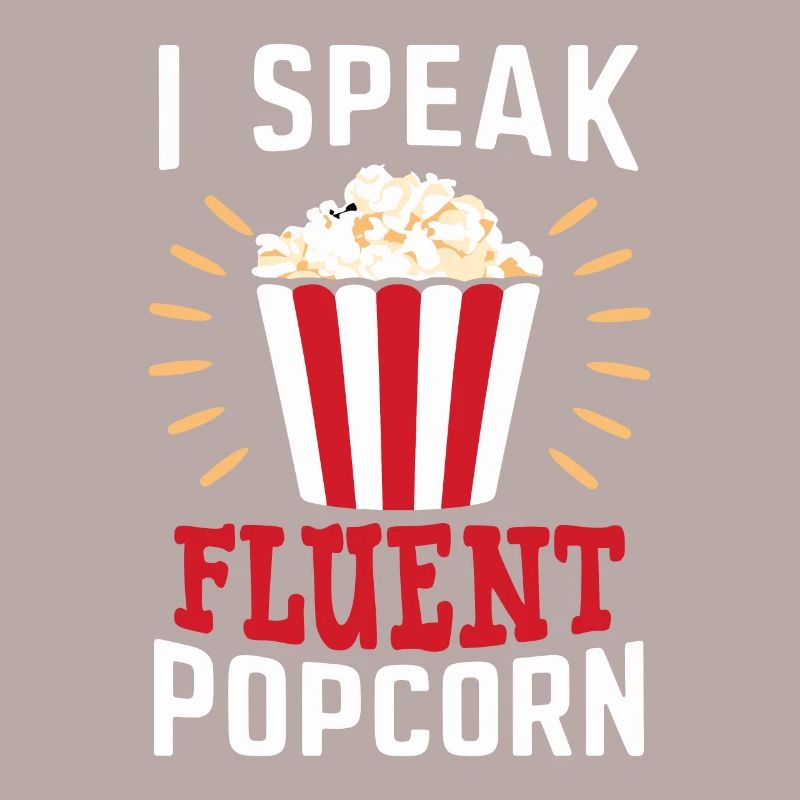 Dicton de pop-corn amusant, pop-corn en rafale