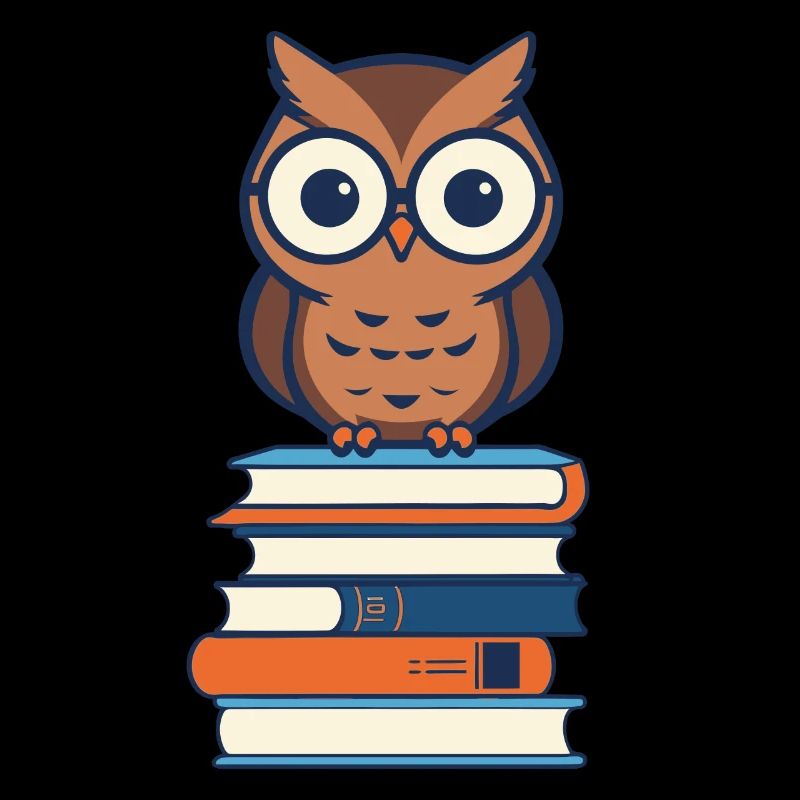 Bücher Eule Eulen Liebhaber Süße Buch Illustration