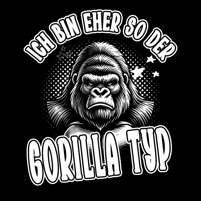 Ich bin eher so der Gorilla Typ: Lustiger Affe