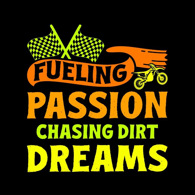 Dirt Biker Riding Passion Chasing Dirt Dreams Gift