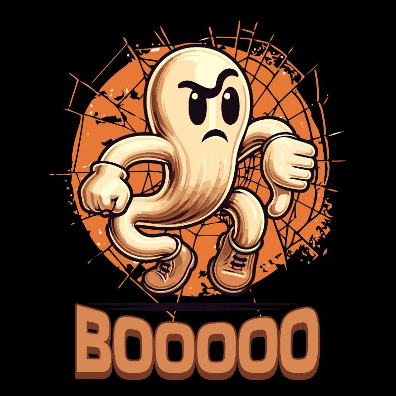 Booing Ghost Funny Ghost Design