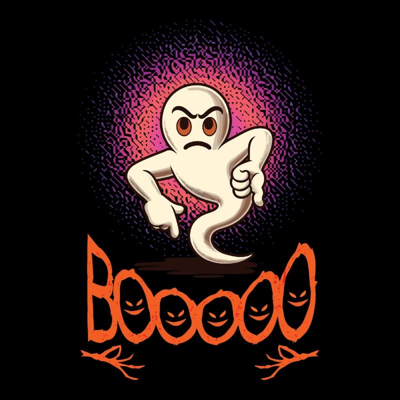 Booing Ghost Funny Ghost Design