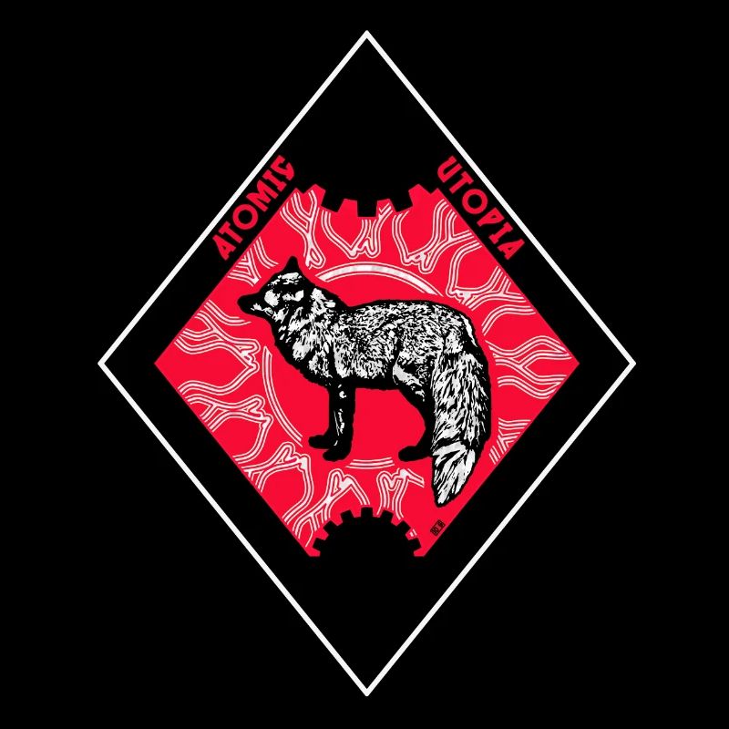 Atomic Utopia - Silver Fox Rhombus