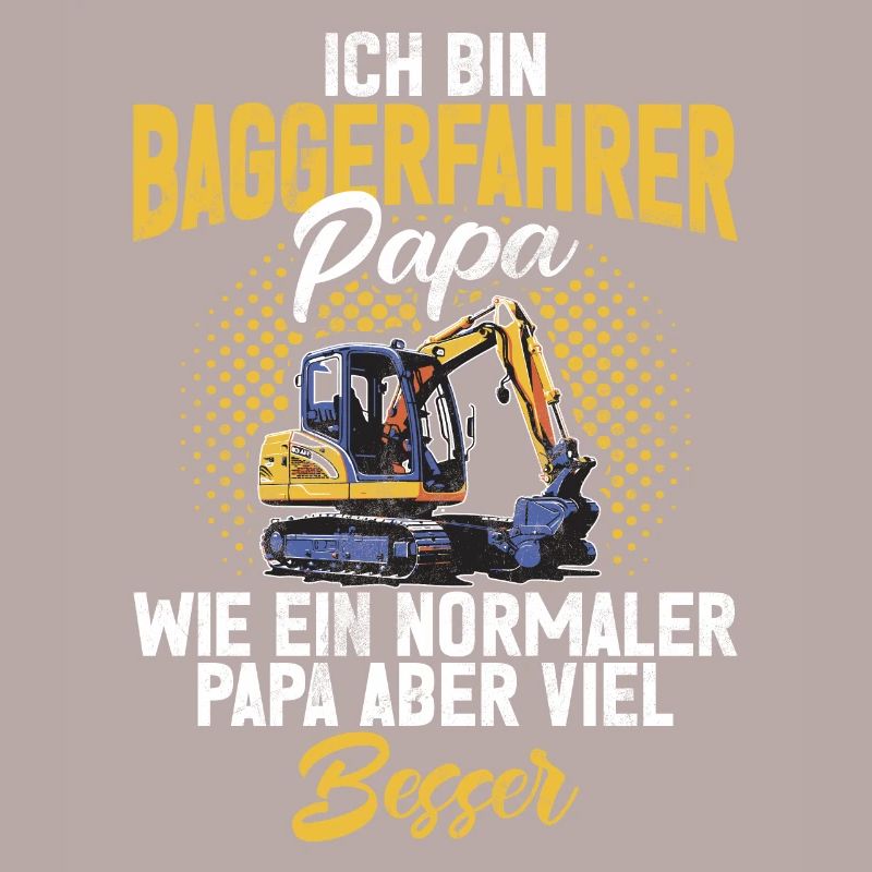 Excavator Driver Funny Construction Worker Profession Excavator