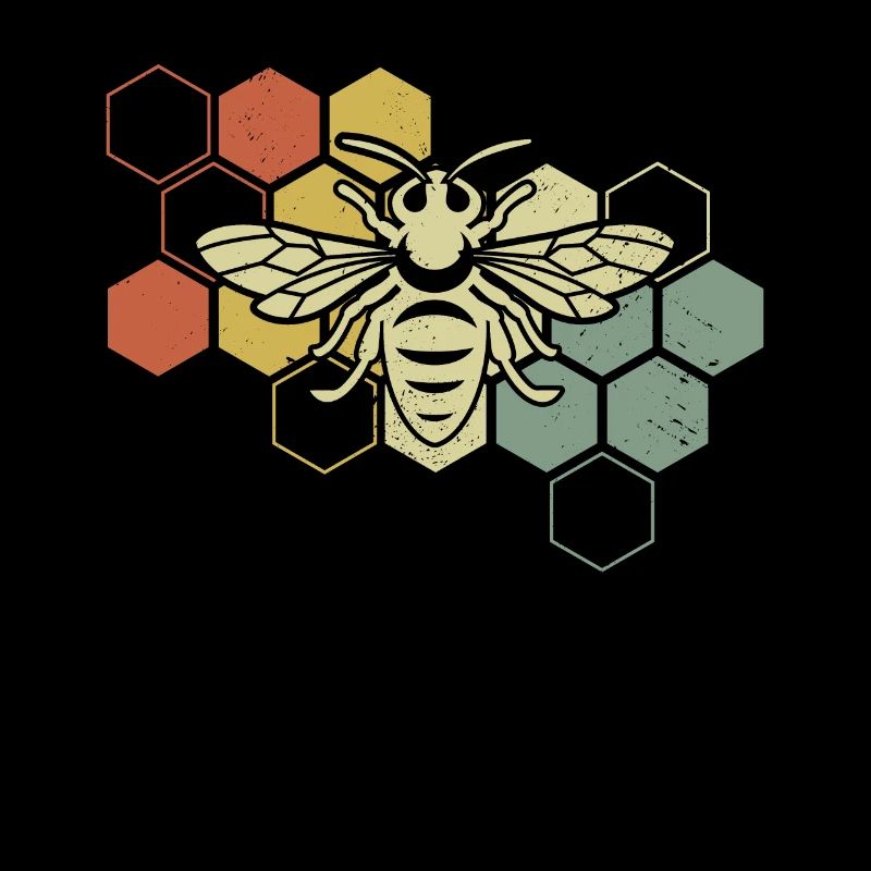 Bees Beekeeper Retro