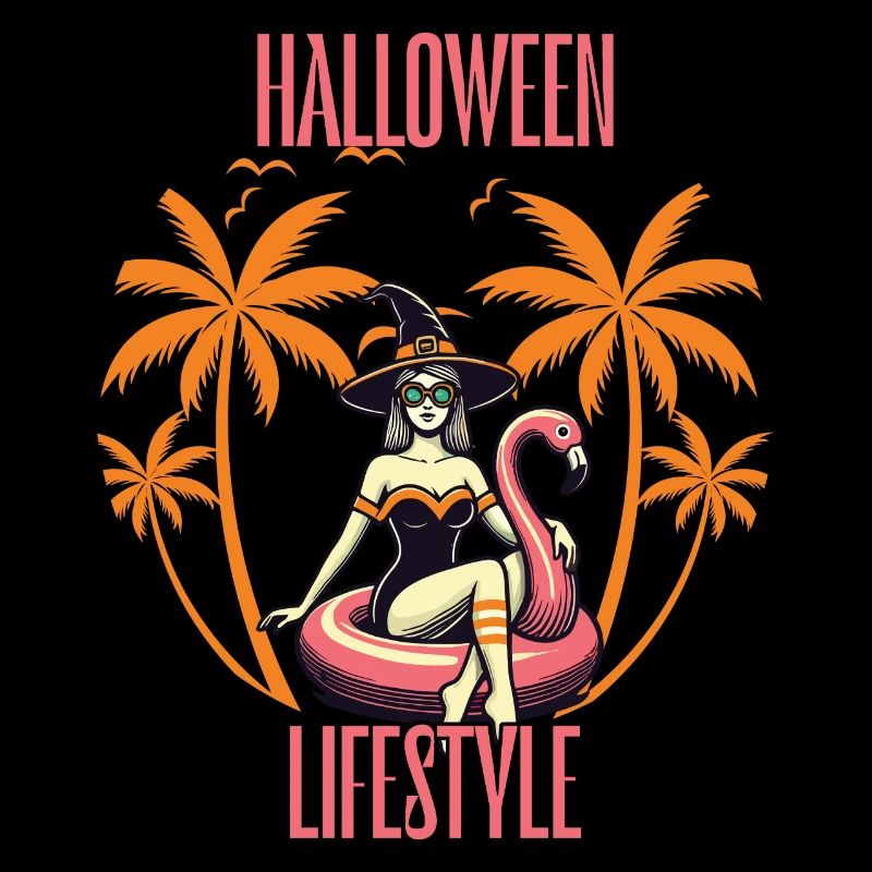 Halloween Mode de vie Sorcière de plage