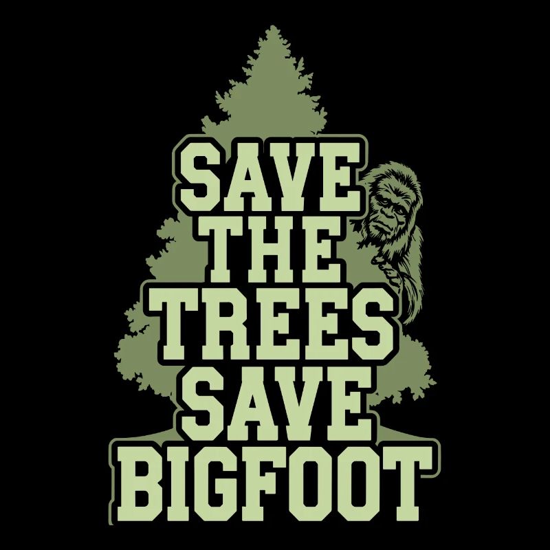 Bigfoot croyant Sasquatch Cryptide Créature de la forêt