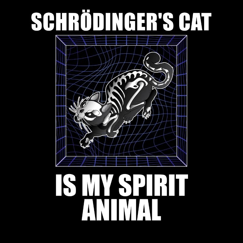 Physik Quanten Nerd Dead + Alive Schrödingers