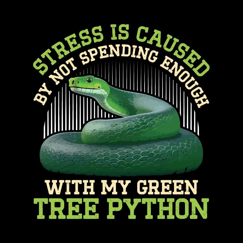 Python arborescent vert