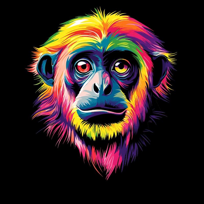 Gibbon Monkey Whitehand Gibbon Monkey Cute Lar Gibbons