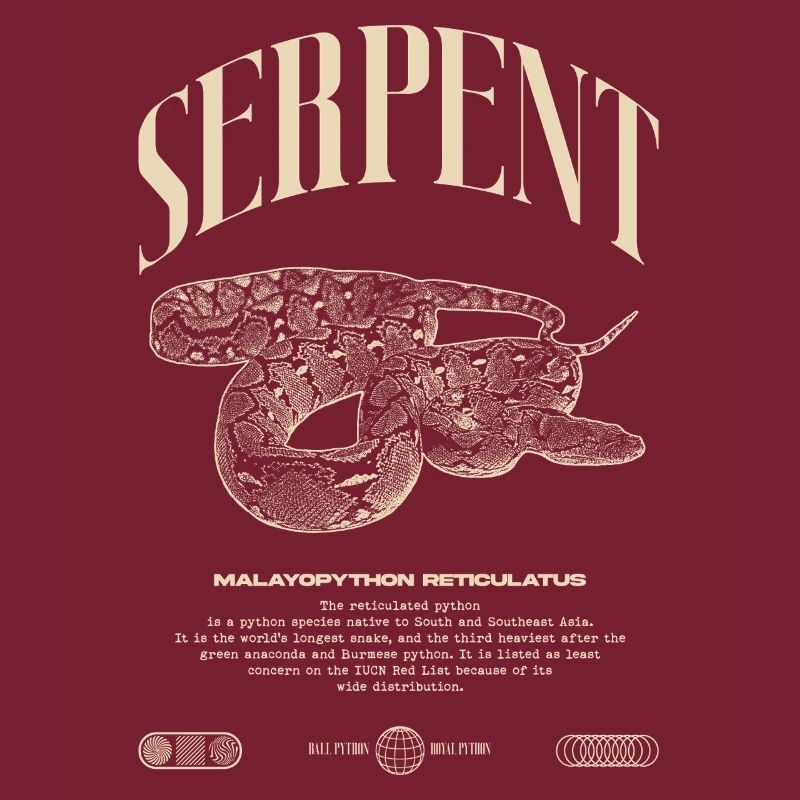 Reticulated Python Reptile Keeper Streetwear