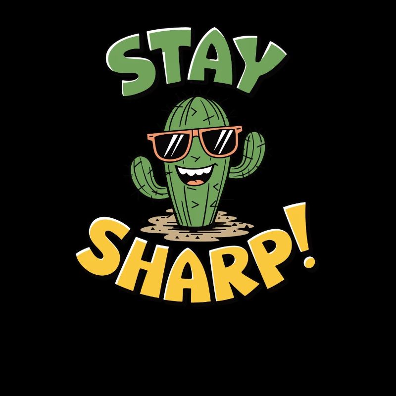Stay Sharp Cactus