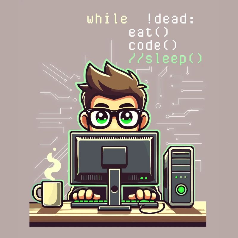 Programmierer Computercodierungssoftwareentwickler