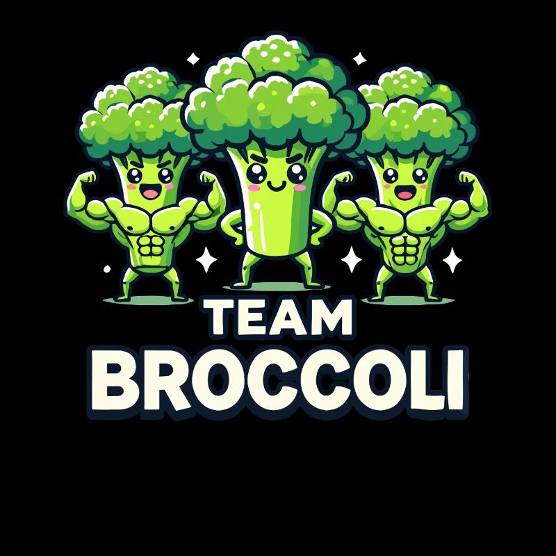 Broccoli, Vegetarian, Vegetables, Team Broccoli