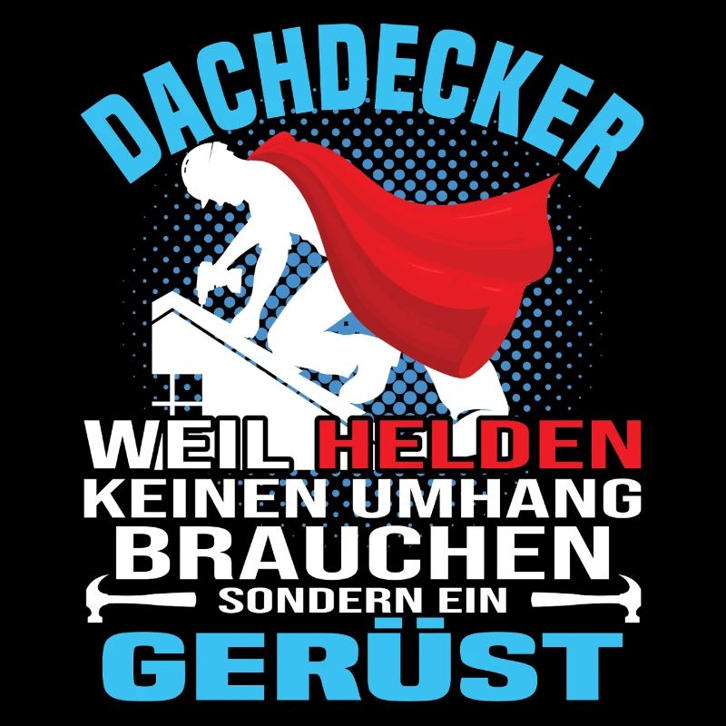 Dachdecker Helden Auf Dem Bau