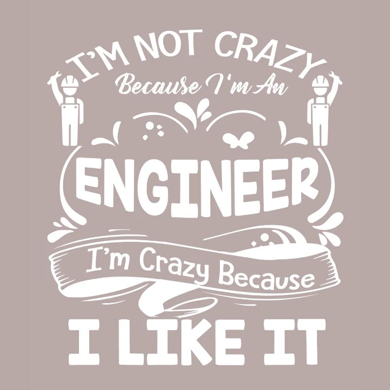 Engineer I am Crazy Because I Like It