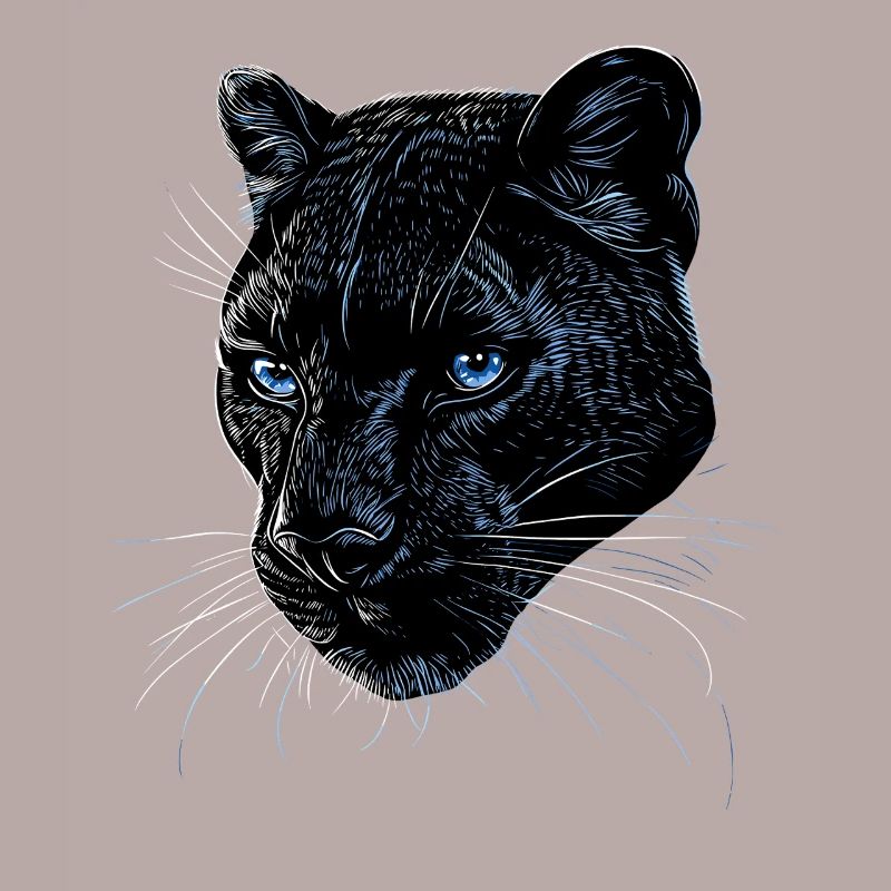 Panthère Léopard Grand Chat Mignon Gros Chat Panter